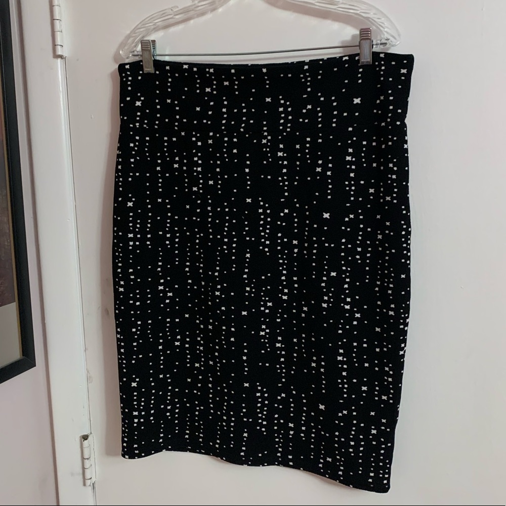 Black And White Skirt
